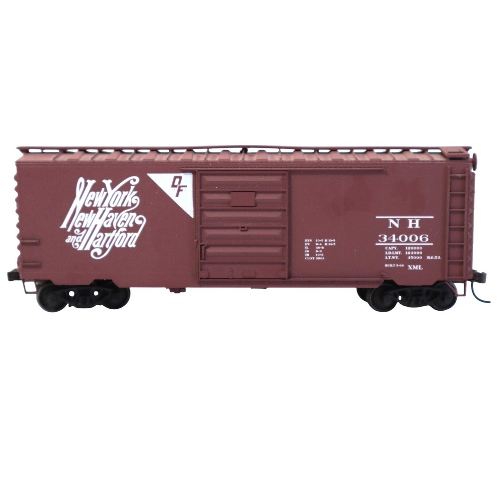 Athearn HO Scale New York New Haven & Hartford Boxcar NH 34006 Tuscan Red